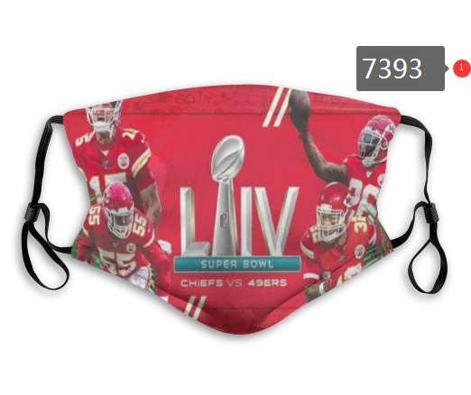NFL 2020 San Francisco 49ers #75 Dust mask with filter->nfl dust mask->Sports Accessory